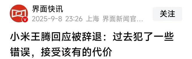 泄露机密移交证物雷军拍板永不录用！尊龙凯时app小米高管王腾被辞退(图9)